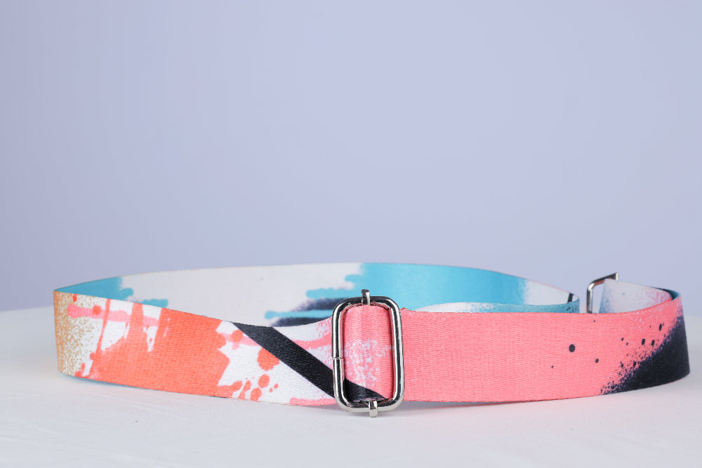 Bag strap- Multicolour and Silver